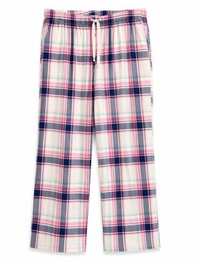 Amazon Essentials White, Pink & Navy Plaid Pajama Pants – Size XXL GUC